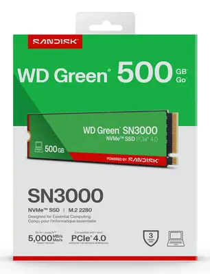 WD Green SN3000 NVMe - Sandisk - Disque dur SSD - visuel 4