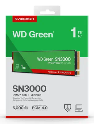 WD Green SN3000 NVMe - Sandisk - Disque dur SSD - visuel 4