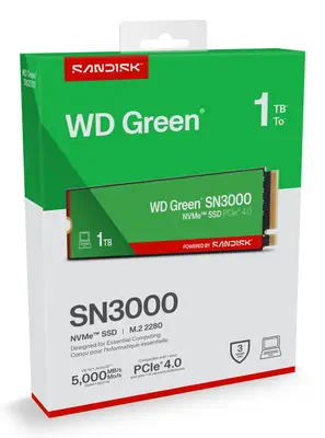 WD Green SN3000 NVMe - Sandisk - Disque dur SSD - visuel 5