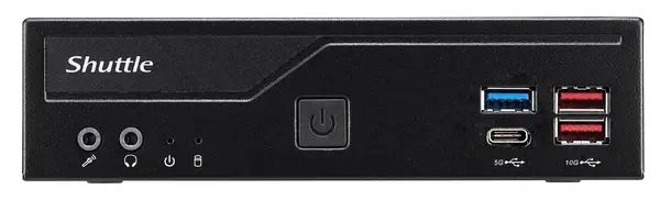 Slim PC DH770 , S1700, 2x HDMI, 2x DP , 2x 2.5G LAN, 2x COM, 8x USB, 1x 2.5", 2x M.2, fonctionnement - Shuttle - Barebone - visuel 2