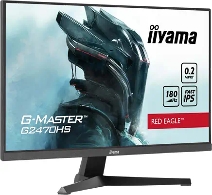 iiyama G-MASTER G2470HS-B1 écran plat de PC 60,5 cm (23.8") 1920 x 1080 pixels Full HD LCD Noir - Ecran Ordinateur - visuel 3