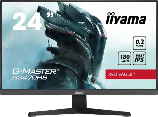 iiyama G-MASTER G2470HS-B1 écran plat de PC 60,5 cm (23.8") 1920 x 1080 pixels Full HD LCD Noir - Ecran Ordinateur - visuel 1