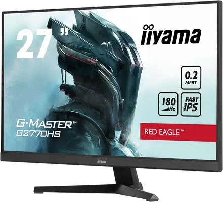 iiyama G-MASTER G2770HS-B1 écran plat de PC 68,6 cm (27") 1920 x 1080 pixels Full HD LCD Noir - Ecran Ordinateur - visuel 5