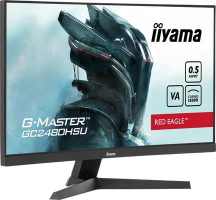 iiyama G-MASTER GC2480HSU-B1 écran plat de PC 61 cm (24") 1920 x 1080 pixels Full HD LED Noir - Ecran Ordinateur - visuel 3