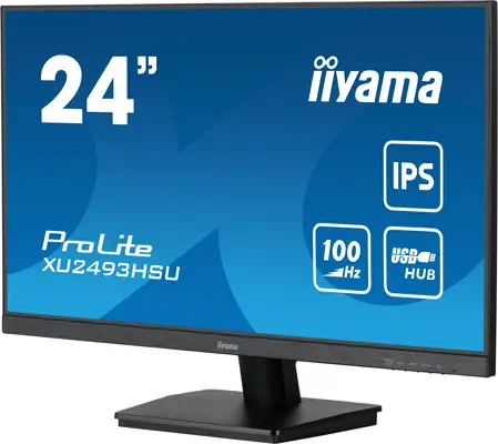 iiyama ProLite XU2493HSU-B7 écran plat de PC 60,5 cm (23.8") 1920 x 1080 pixels Full HD LED Noir - Ecran Ordinateur - visuel 3