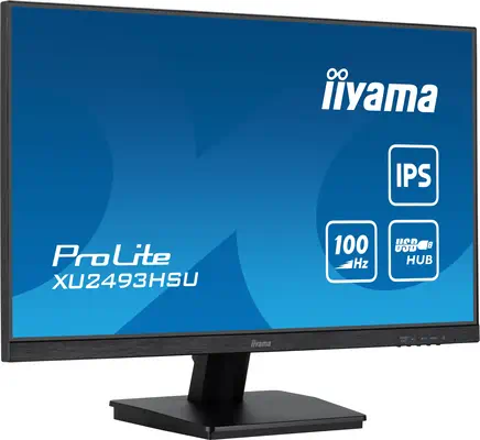 iiyama ProLite XU2493HSU-B7 écran plat de PC 60,5 cm (23.8") 1920 x 1080 pixels Full HD LED Noir - Ecran Ordinateur - visuel 2