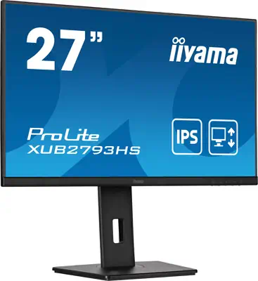 iiyama ProLite XUB2793HS-B7 écran plat de PC 68,6 cm (27") 1920 x 1080 pixels Full HD LED Noir - Ecran Ordinateur - visuel 3