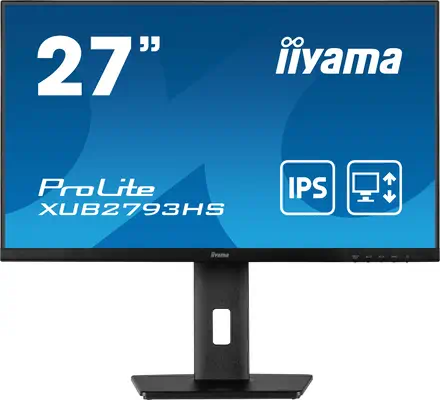 iiyama ProLite XUB2793HS-B7 écran plat de PC 68,6 cm (27") 1920 x 1080 pixels Full HD LED Noir - Ecran Ordinateur - visuel 1