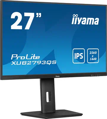 iiyama ProLite XUB2793QS-B7 écran plat de PC 68,6 cm (27") 2560 x 1440 pixels Quad HD LED Noir - Ecran Ordinateur - visuel 3