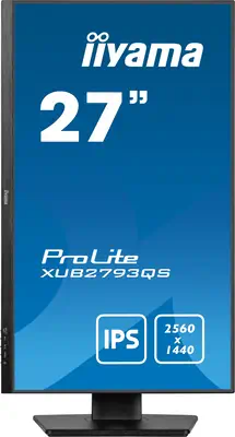 iiyama ProLite XUB2793QS-B7 écran plat de PC 68,6 cm (27") 2560 x 1440 pixels Quad HD LED Noir - Ecran Ordinateur - visuel 2