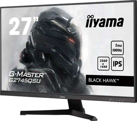 iiyama G-MASTER G2745QSU-B2 écran plat de PC 68,6 cm (27") 2560 x 1440 pixels Wide Quad HD LED Noir - Ecran Ordinateur - visuel 5