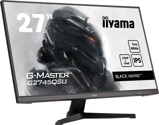 iiyama G-MASTER G2745QSU-B2 écran plat de PC 68,6 cm (27") 2560 x 1440 pixels Wide Quad HD LED Noir - Ecran Ordinateur - visuel 4