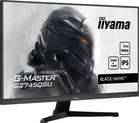 iiyama G-MASTER G2745QSU-B2 écran plat de PC 68,6 cm (27") 2560 x 1440 pixels Wide Quad HD LED Noir - Ecran Ordinateur - visuel 3