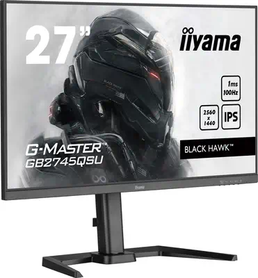 iiyama G-MASTER GB2745QSU-B2 écran plat de PC 68,6 cm (27") 2560 x 1440 pixels Wide Quad HD LED Noir - Ecran Ordinateur - visuel 3