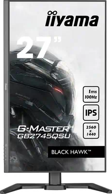 iiyama G-MASTER GB2745QSU-B2 écran plat de PC 68,6 cm (27") 2560 x 1440 pixels Wide Quad HD LED Noir - Ecran Ordinateur - visuel 2