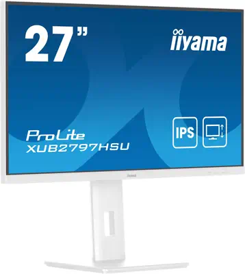 iiyama ProLite XUB2797HSU-W2 écran plat de PC 68,6 cm (27") 1920 x 1080 pixels Full HD LED Blanc - Ecran Ordinateur - visuel 3