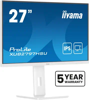 iiyama ProLite XUB2797HSU-W2 écran plat de PC 68,6 cm (27") 1920 x 1080 pixels Full HD LED Blanc - Ecran Ordinateur - visuel 1