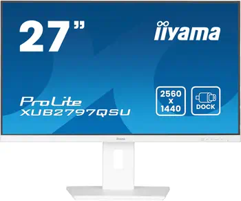 iiyama ProLite XUB2797QSU-W2 écran plat de PC 68,6 cm (27") 2560 x 1440 pixels Quad HD LED Blanc avantages