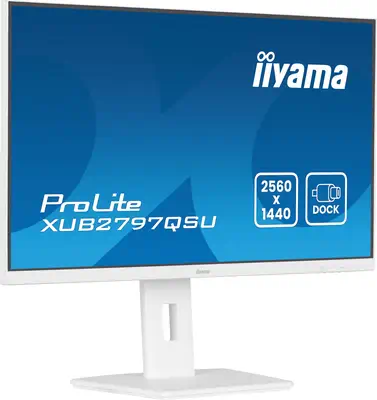 iiyama ProLite XUB2797QSU-W2 écran plat de PC 68,6 cm (27") 2560 x 1440 pixels Quad HD LED Blanc - Ecran Ordinateur - visuel 4