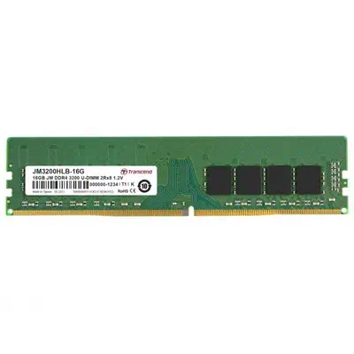Transcend JM3200HLB-16G module de mémoire 16 Go 2 x 8 Go DDR4 3200 MHz - Mémoire - visuel 1