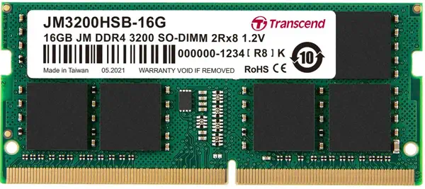 Transcend JetRam JM3200HSB-16G module de mémoire 16 Go DDR4 - Mémoire - visuel 1