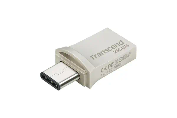 Transcend JetFlash 890 lecteur USB flash 256 Go Transcend - visuel 1 - hello RSE - Connectivité polyvalente