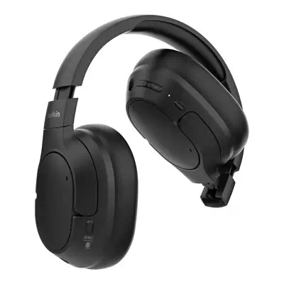 Belkin AUD008HQBK écouteur/casque Écouteurs Sans fil Arceau Appels/Musique USB Type-C Bluetooth Noir - Casque Micro - visuel 3