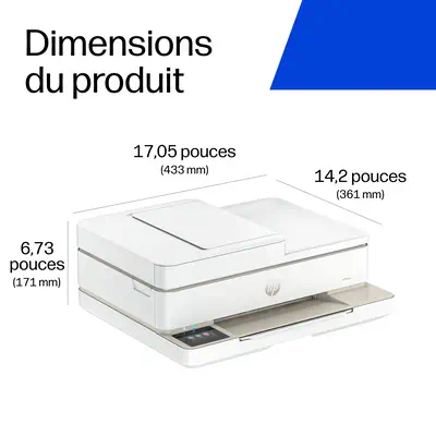 Envy Réf. 6520e Sans fil All-in-One Couleur Imprimante, Instant Ink; Impression photo - HP - Multifonctions Jet d'encre - visuel 4