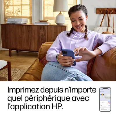 Envy 6110e Wireless All-in-One Couleur Imprimante, Instant Ink; Impression photo - HP - Multifonctions Jet d'encre - visuel 9