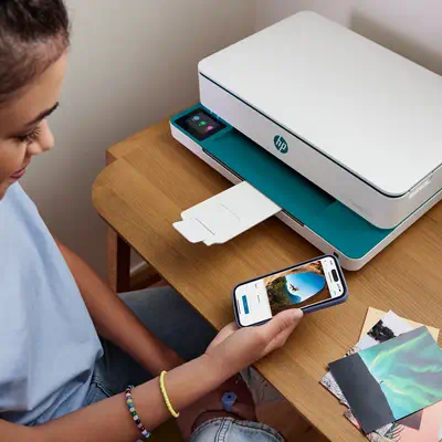 Envy 6122e Wireless All-in-One Couleur Imprimante, Instant Ink; Impression photo - HP - Multifonctions Jet d'encre - visuel 3
