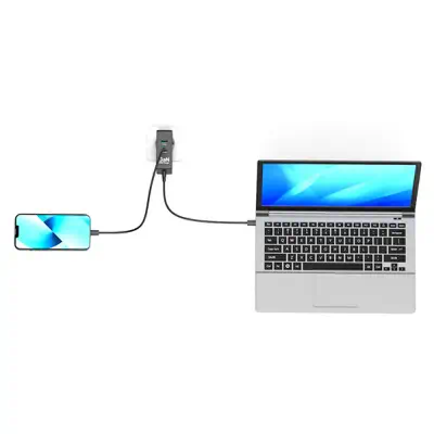 Port Designs 902103 chargeur d'appareils mobiles Ordinateur portable, Port Designs - visuel 1 - hello RSE - Technologie de charge innovante