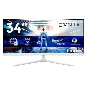 Livraison gratuite Philips Evnia 5000 34M2C5501A/00 écran plat de PC 86,4 cm (34") 3440 x 1440 pixels Wide Quad HD LCD 