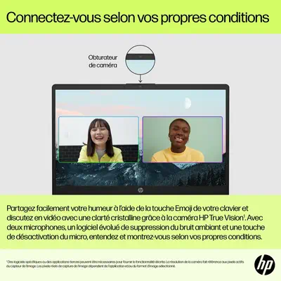 HP 15-fd0122nf Intel® Core™ i5 i5-1334U Ordinateur portable HP - visuel 1 - hello RSE - Carte graphique Intel Iris Xᵉ