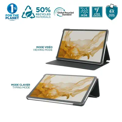 Mobilis Re.Life 27,9 cm (11") Folio porte carte Noir - Accessoires Tablette - visuel 3
