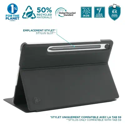 Mobilis Re.Life 27,9 cm (11") Folio porte carte Noir - Accessoires Tablette - visuel 2