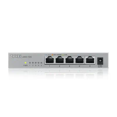 Zyxel XMG-105 Non-géré 2.5G Ethernet (100/1000/2500) Gris - Switchs et Hubs - visuel 1