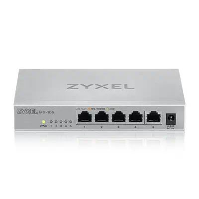 Zyxel XMG-105 Non-géré 2.5G Ethernet (100/1000/2500) Gris - Switchs et Hubs - visuel 2