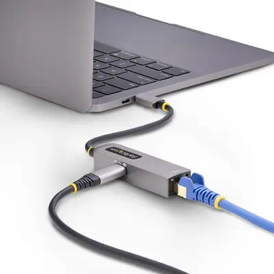 Adaptateur USB-C vers Ethernet, NIC, 100W PD Pass-Through, Adaptateur Réseau USB 3.0 Type-C 1Gbps Mu - StarTech - Station d'accueil pour portable - visuel 7