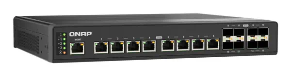 QNAP QSW-IM3216-8S8T commutateur réseau Géré L2 10G Ethernet (100/1000/10000) Noir - Switchs et Hubs - visuel 5