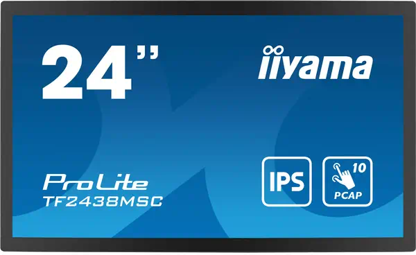 iiyama TF2438MSC-B1 Écran d'affichage dynamique Carte A numérique 61 cm (24") LED 600 cd/m² Full HD  - Ecran Ordinateur - visuel 1