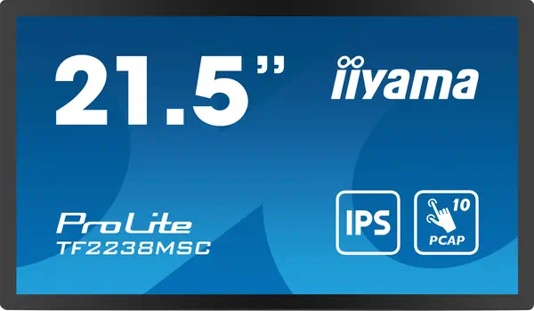 iiyama TF2238MSC-B1 Écran d'affichage dynamique Carte A numérique 55,9 cm (22") LED 600 cd/m² Full H - Ecran Ordinateur - visuel 1
