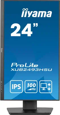 iiyama XUB2493HSU-B7 écran plat de PC 60,5 cm (23.8") 1920 x 1080 pixels Full HD LED Noir - Ecran Ordinateur - visuel 3