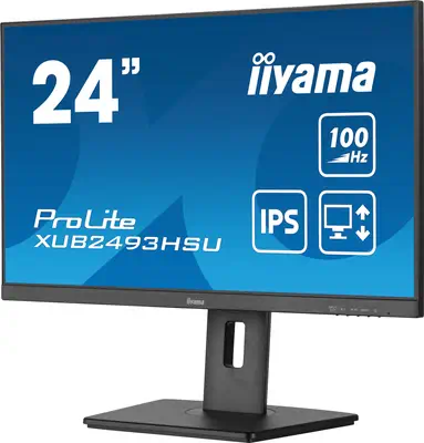 iiyama XUB2493HSU-B7 écran plat de PC 60,5 cm (23.8") 1920 x 1080 pixels Full HD LED Noir - Ecran Ordinateur - visuel 6
