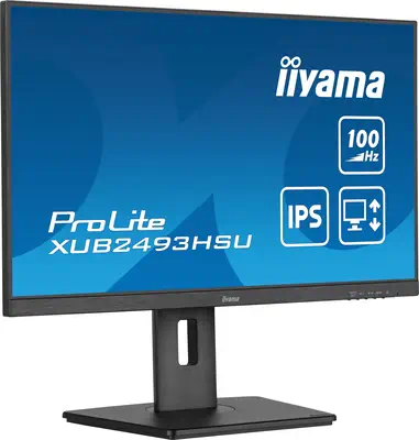 iiyama XUB2493HSU-B7 écran plat de PC 60,5 cm (23.8") 1920 x 1080 pixels Full HD LED Noir - Ecran Ordinateur - visuel 5