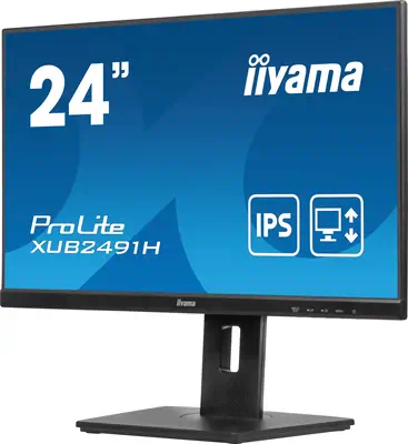 iiyama ProLite XUB2491H-B1 écran plat de PC 60,5 cm (23.8") 1920 x 1080 pixels Full HD LED Noir - Ecran Ordinateur - visuel 4