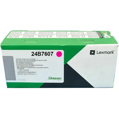Lexmark 24B7607 Cartouche de toner 1 pièce(s) Original Magenta - Toner - visuel 1