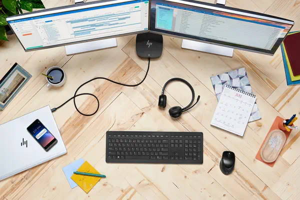 Station d'accueil HP USB-C G5 HP - visuel 1 - hello RSE - Gérez facilement votre environnement
