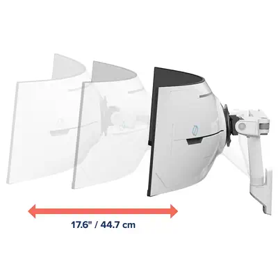 HX ARM WITH VERY HEAVY DUTY PIVOT WALL - Ergotron - Support Fixe & Mobile - visuel 4