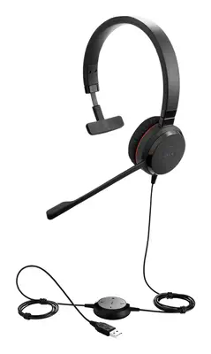Jabra Evolve 30 II Casque Avec fil Arceau Bureau/Centre d'appels USB Type-C / USB Type-A Noir - Casque Micro - visuel 3
