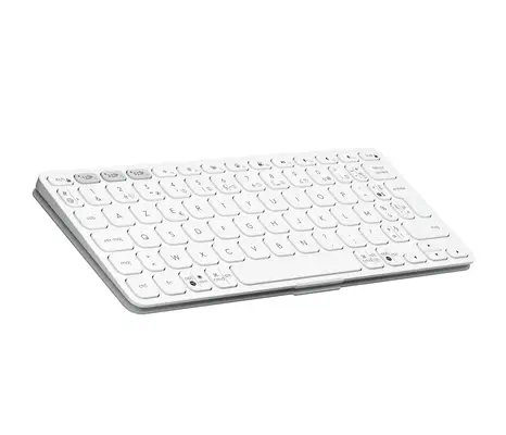 Logitech Keys-To-Go 2 AZERTY Français Bluetooth Blanc - Clavier - visuel 4